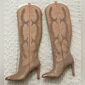 Gianni Bini Katyanna Over The Knee Rhinestone Boots